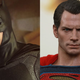 Illustration for article titled Giant Necks and Stern Looks Abound In Hot Toys iBatman v Superman/i Figures